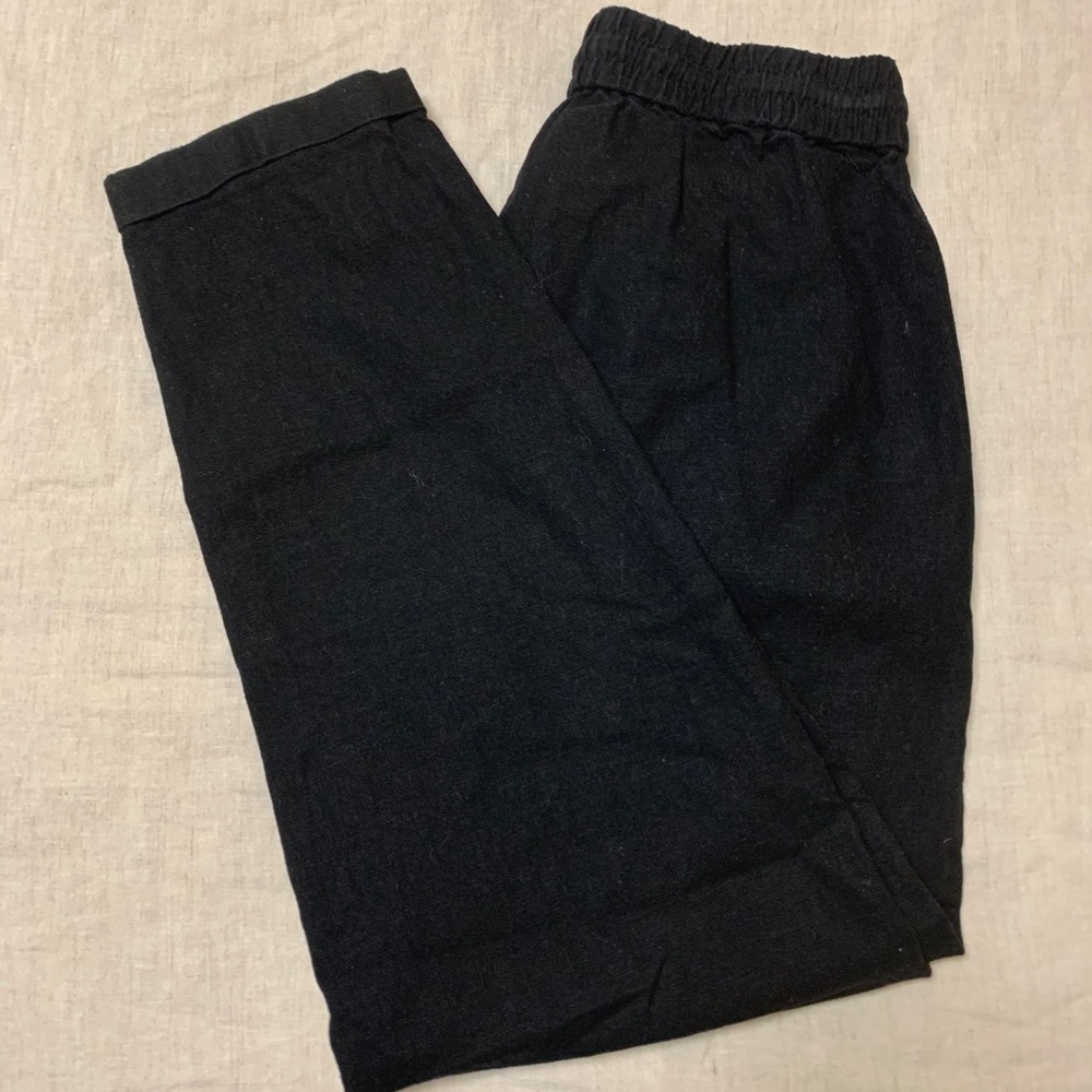 Linen blend pant